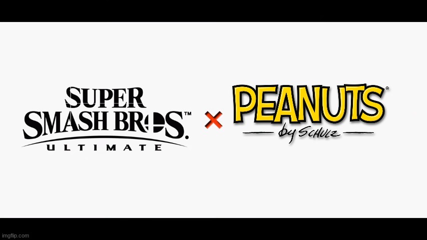 Smash Bros. X Peanuts | image tagged in super smash bros x,peanuts | made w/ Imgflip meme maker