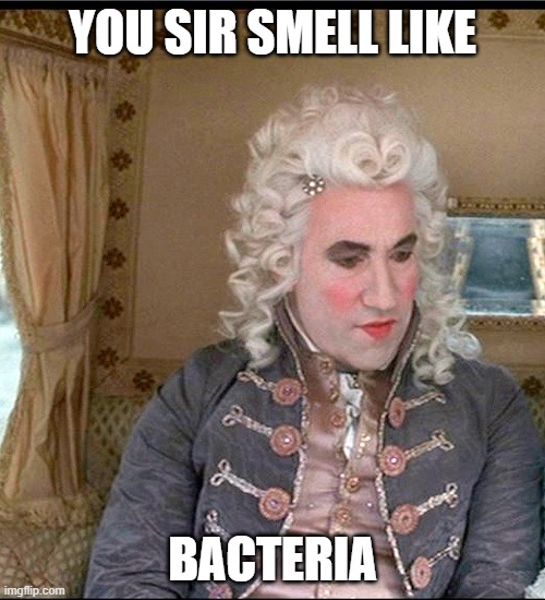 Bad Gas | YOU SIR SMELL LIKE; BACTERIA | image tagged in powder that makes you say yes | made w/ Imgflip meme maker