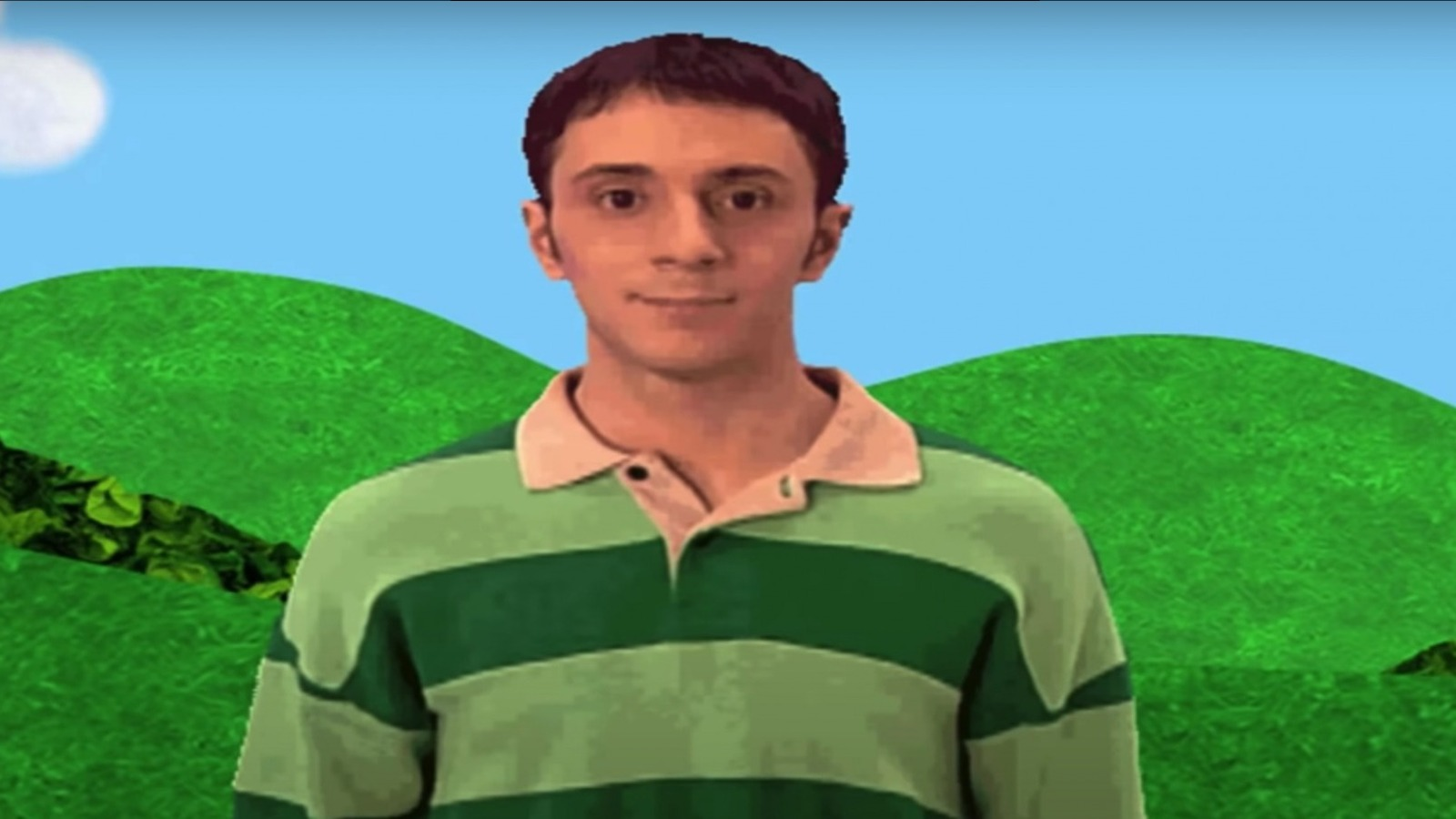 Steve Burns Blues Clues Roast Blank Meme Template