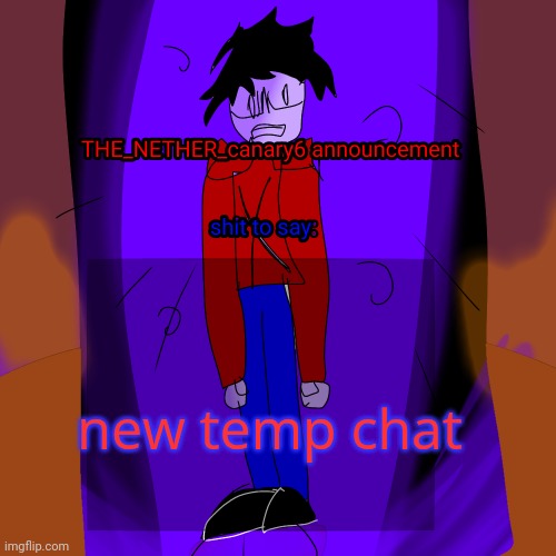 THE NETHER canary6 temp | new temp chat | image tagged in the nether canary6 temp | made w/ Imgflip meme maker