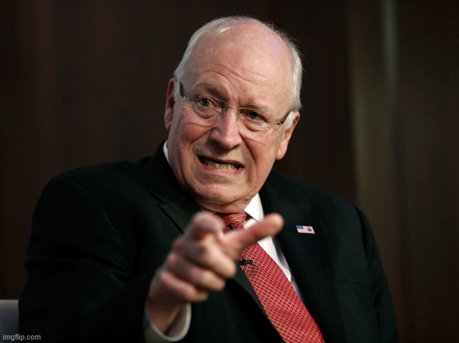 image tagged in scared dick cheney | made w/ Imgflip meme maker