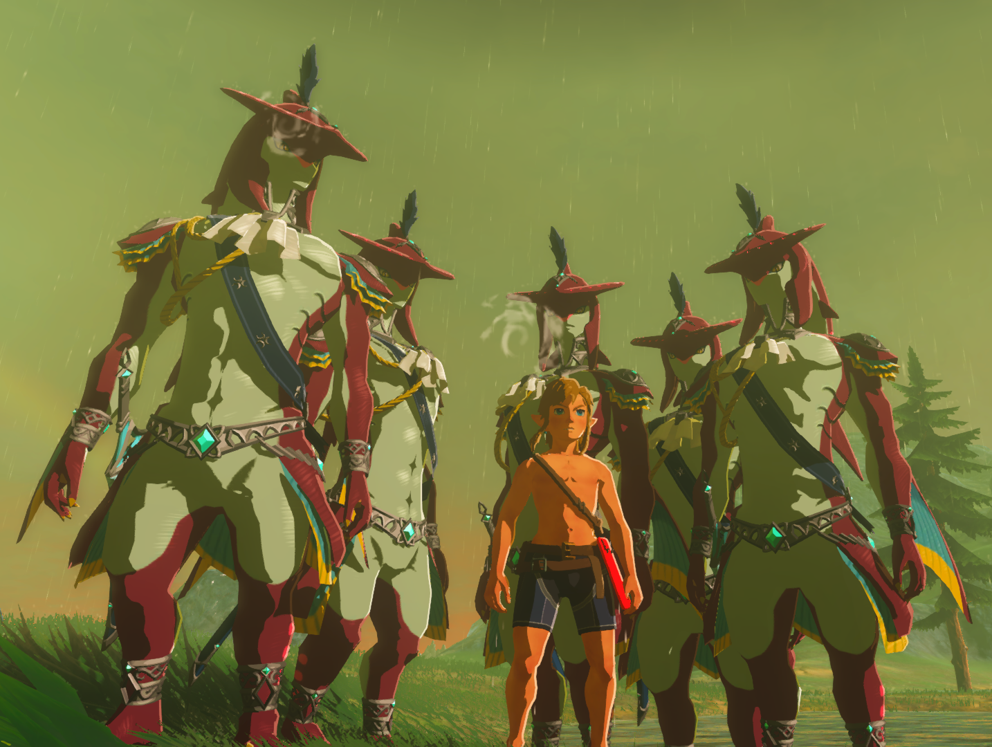 Five Zora One Hylian Blank Meme Template