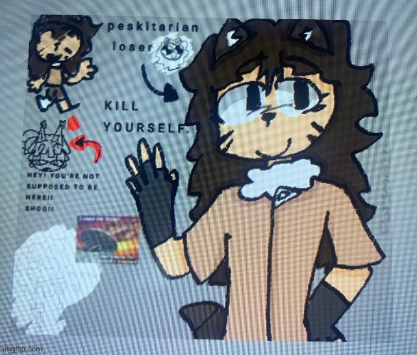 this little LOSER!! ugh,, i hate you ammy,, jk ily | made w/ Imgflip meme maker