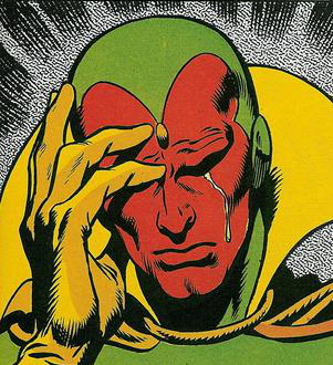 Vision crying Blank Meme Template