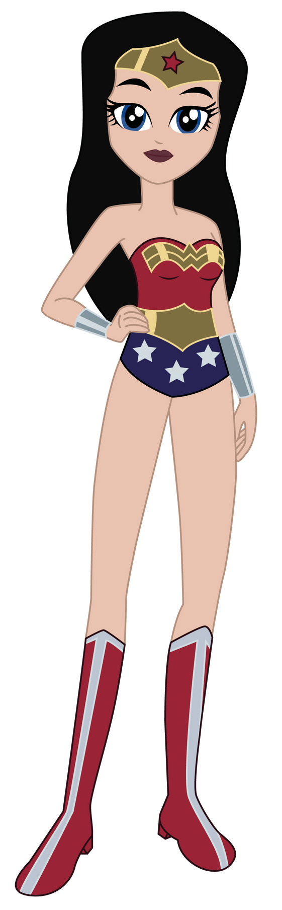 Equestria Girls x Justice League Wonder Woman Blank Meme Template