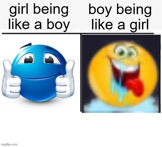 Boy being like a girl | made w/ Imgflip meme maker