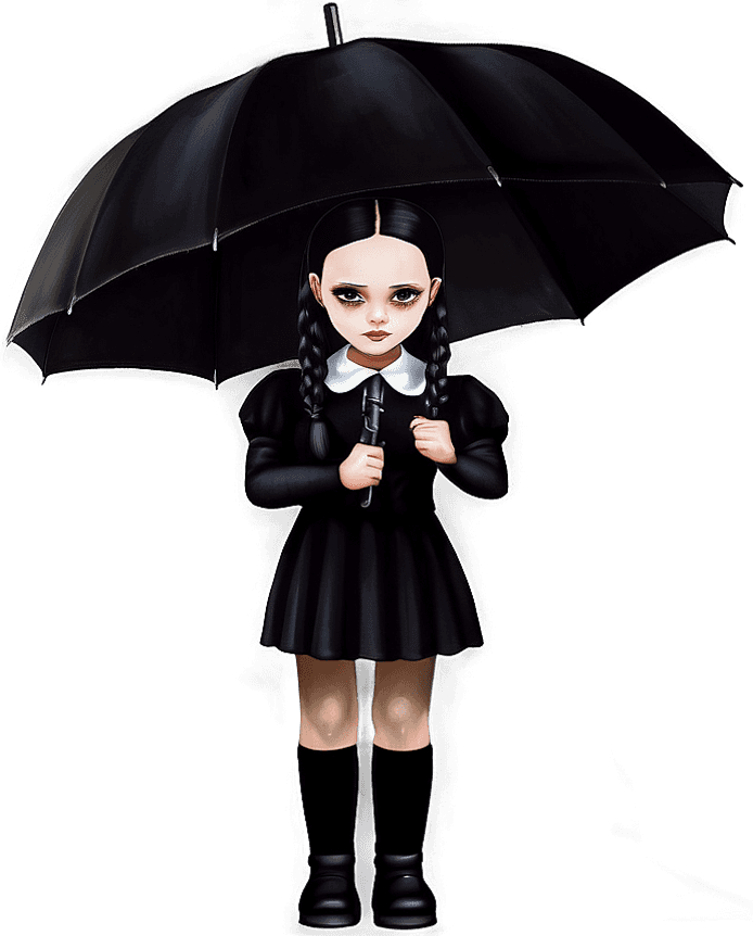 Wednesday Addams Blank Meme Template