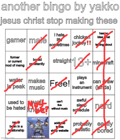 yakko bingo v7 | image tagged in yakko bingo v7 | made w/ Imgflip meme maker