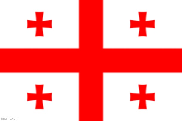 Flag of Georgia | image tagged in flag of georgia | made w/ Imgflip meme maker