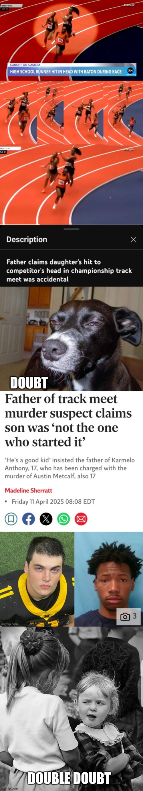 Doubt | DOUBT; DOUBLE DOUBT | image tagged in doubt | made w/ Imgflip meme maker