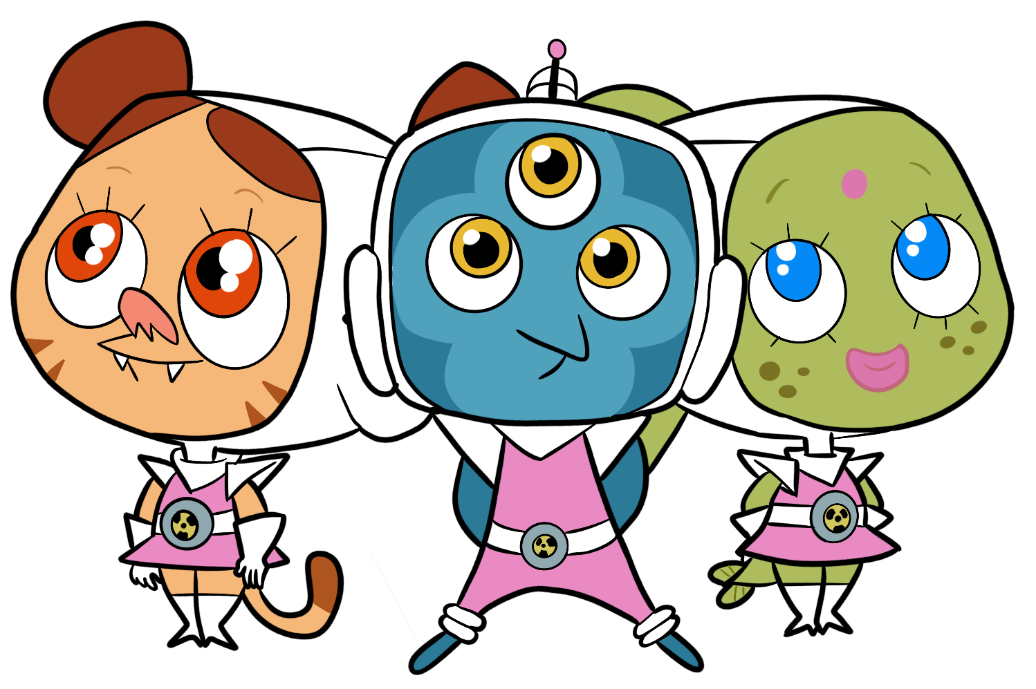 Atomic Betty Junior Galactic Guardians PNG Blank Meme Template