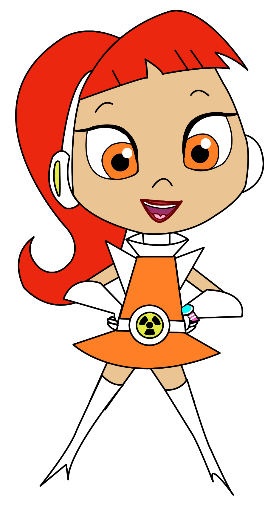 Destructa (Orange Betty) Blank Meme Template