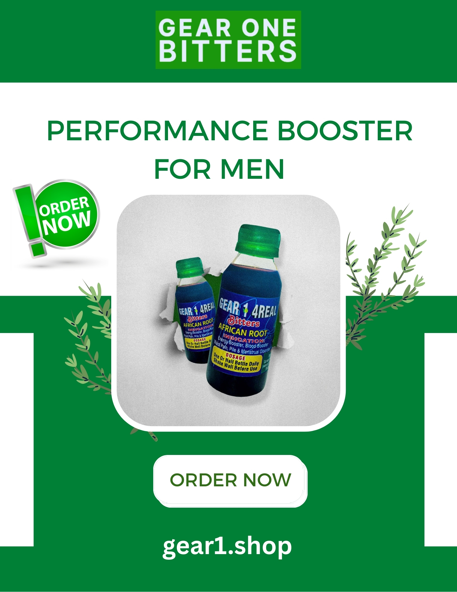 Performance Booster For Men Blank Meme Template