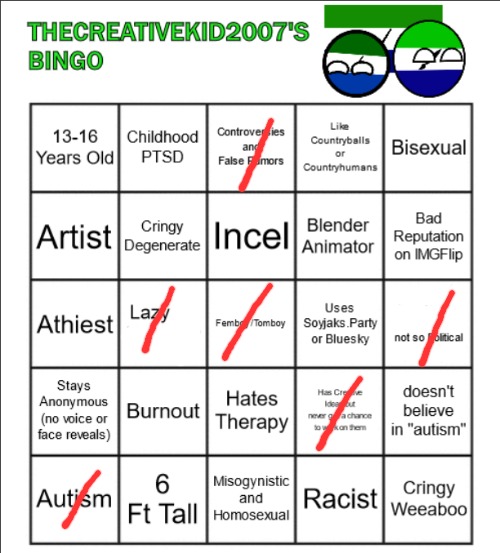 I'm glad this mf gone | image tagged in thecreativekid2007's official bingo | made w/ Imgflip meme maker
