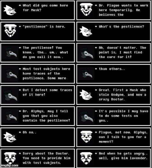 Chapter 43: Don't worry Alphys (yet...) | made w/ Imgflip meme maker