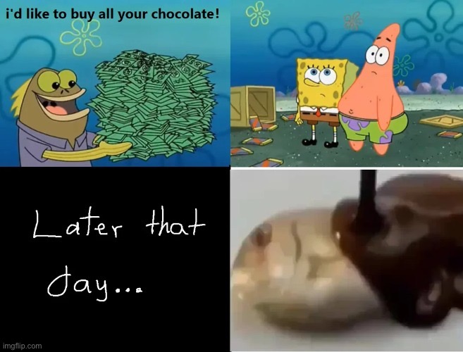 le fishe au chocolate | made w/ Imgflip meme maker