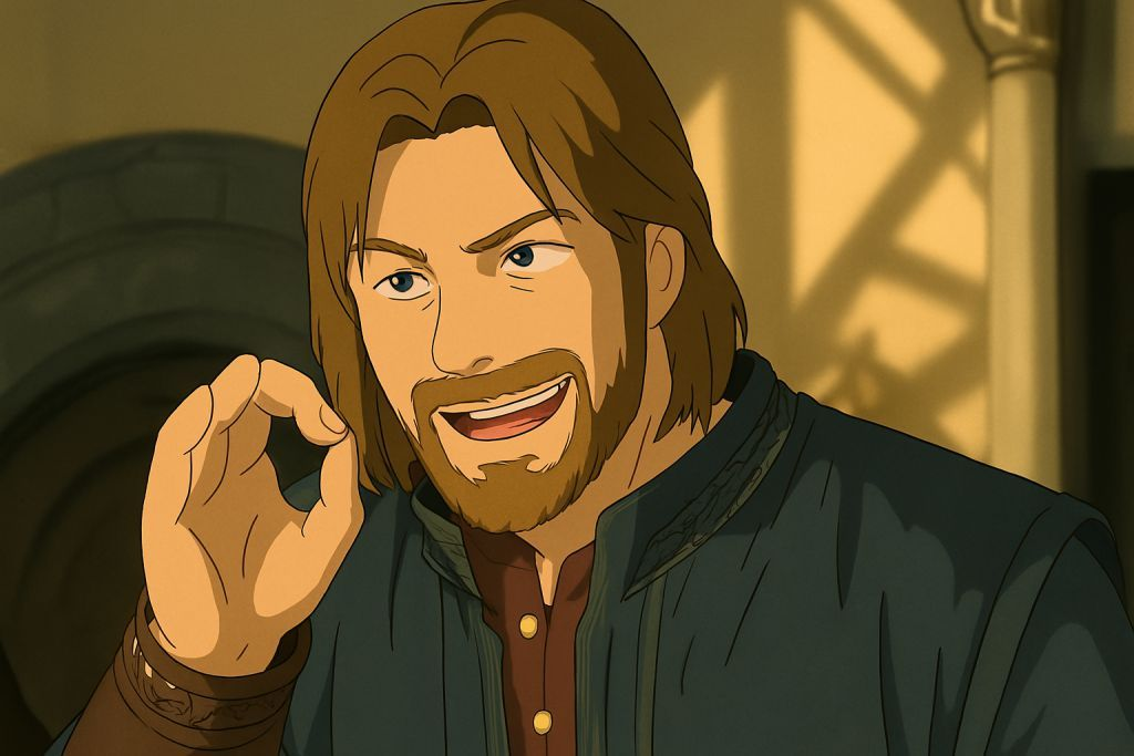 One does not simply Ghibli Blank Meme Template