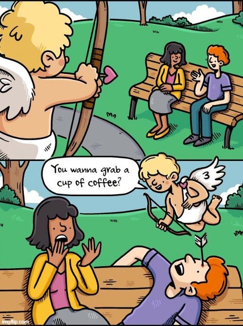 Cupid | image tagged in comics | made w/ Imgflip meme maker