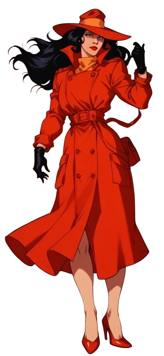 PNG En busca de Carmen Sandiego Blank Meme Template