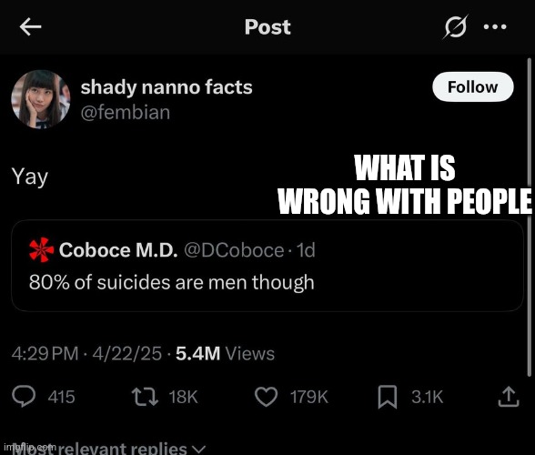 WHAT IS WRONG WITH PEOPLE | made w/ Imgflip meme maker