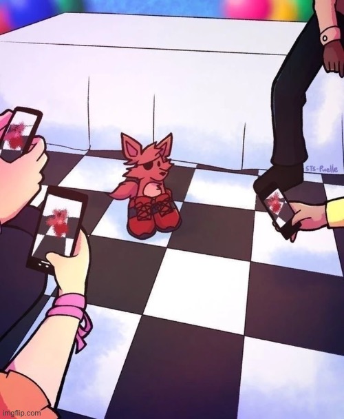 Tiny foxy | image tagged in foxy | made w/ Imgflip meme maker