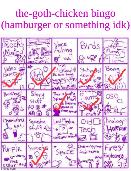 tgc bingo | image tagged in tgc bingo | made w/ Imgflip meme maker