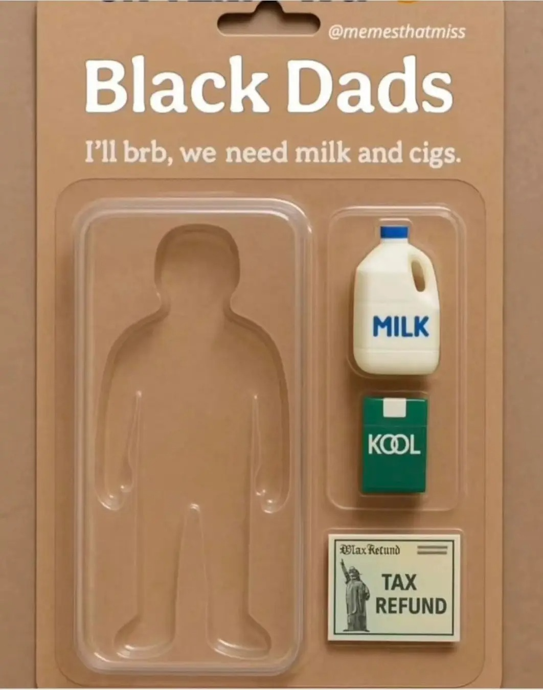 Black Dad's Blank Meme Template