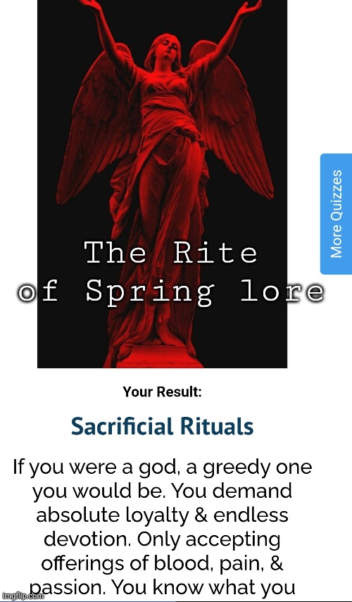 The Rite of Spring lore | made w/ Imgflip meme maker
