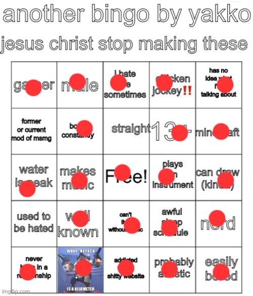 yakko bingo v7 | image tagged in yakko bingo v7 | made w/ Imgflip meme maker