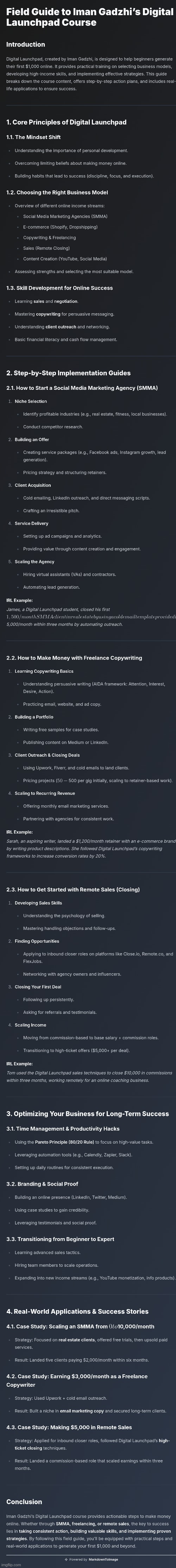 Iman Gadzhi - Digital Launchpad Course-Notes :> | image tagged in simotehfinlandized,iman gadzhi,digital marketing,infographic,tutorial | made w/ Imgflip meme maker