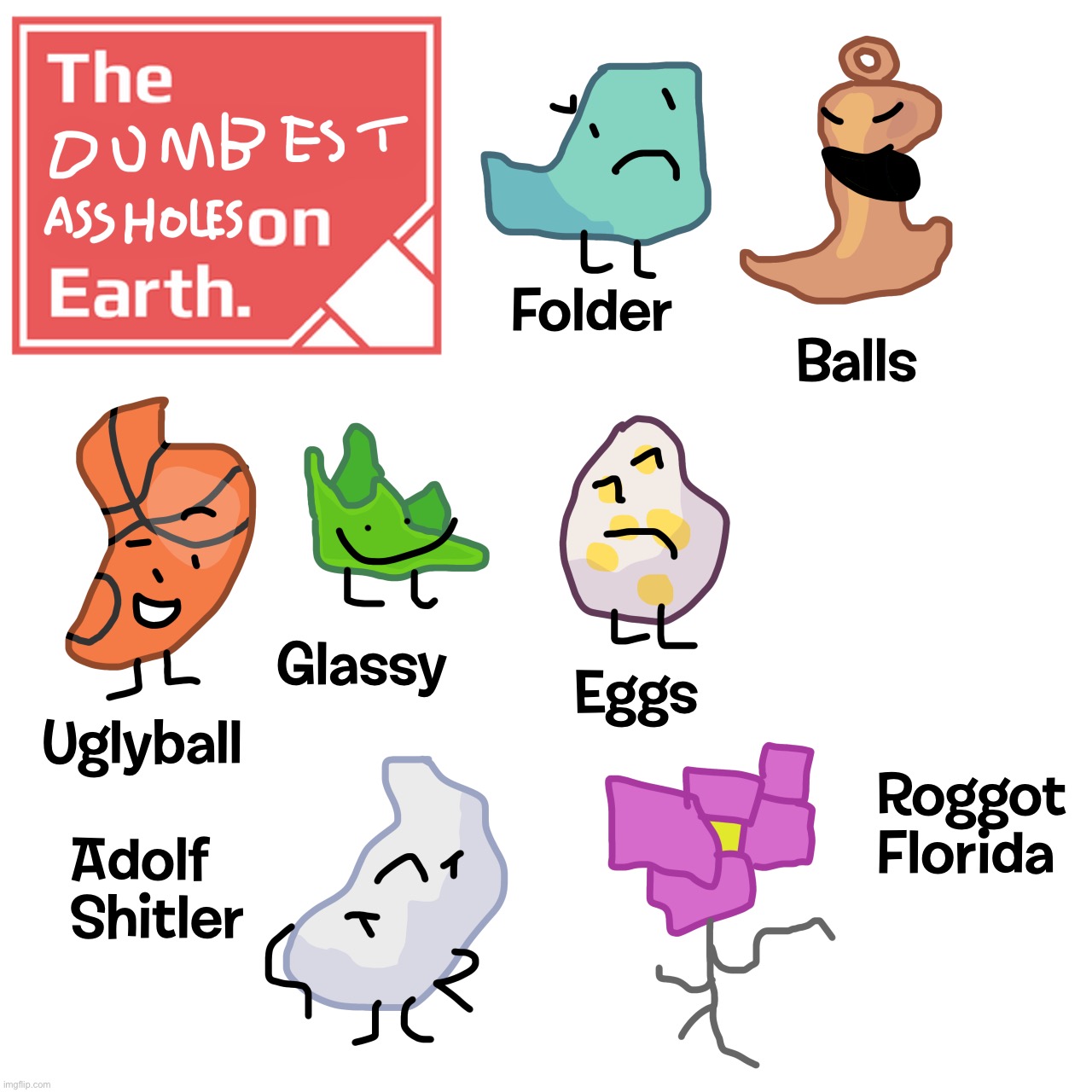 Teadrugs (Deformed TPOT) - The Dumbest Assholes on Earth. | made w/ Imgflip meme maker