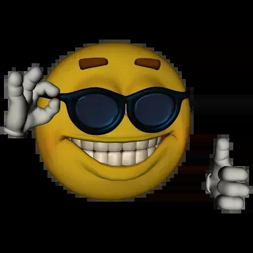 Yellow Emoji Thumb Up Blank Meme Template
