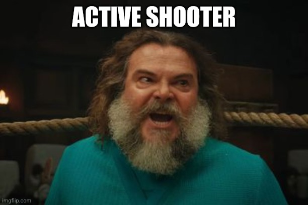 chicken jockey | ACTIVE SHOOTER | image tagged in chicken jockey | made w/ Imgflip meme maker