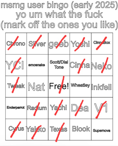 MSMG user bingo (Christmas 2024) | image tagged in msmg user bingo christmas 2024 | made w/ Imgflip meme maker