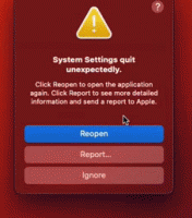 System Settings crashes Blank Meme Template