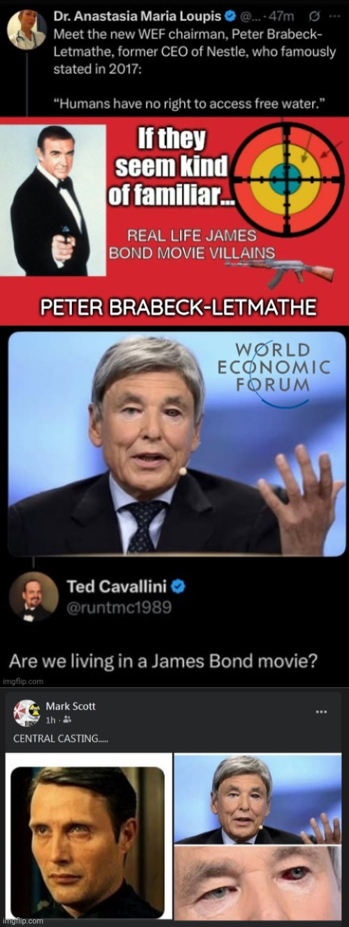 Peter Braebeck Letmathe | image tagged in james bond,movie,villain | made w/ Imgflip meme maker