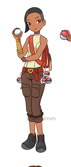 Namaari of Fang in Pokemon Style Blank Meme Template