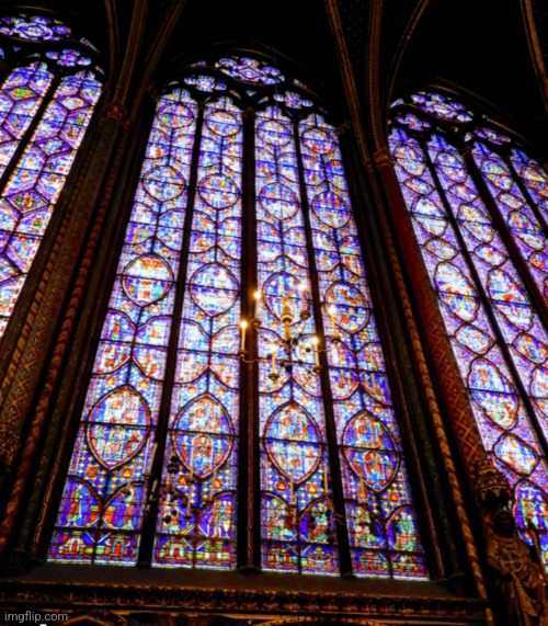 murasaki said windows are allowed :D | image tagged in stained glass window,ayy lmao | made w/ Imgflip meme maker
