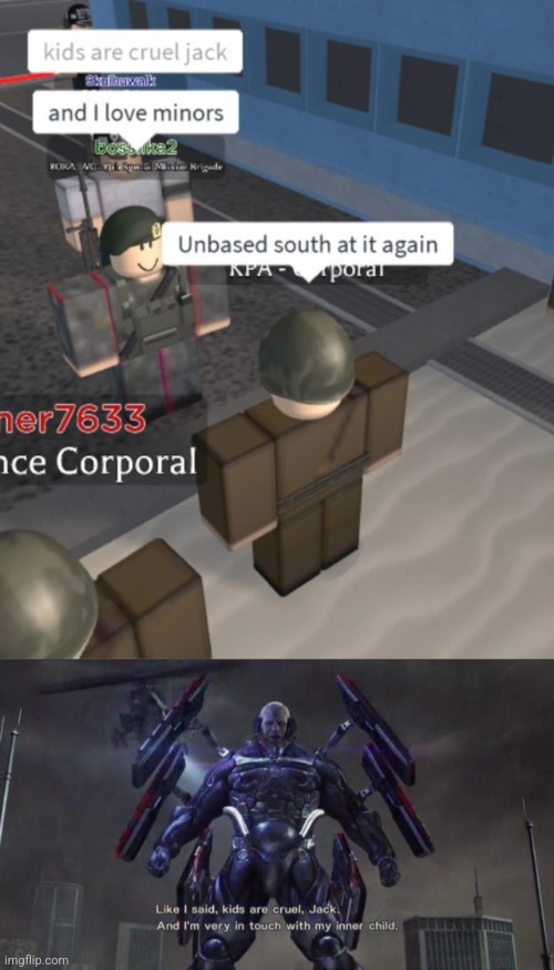 sundowner on roblox | image tagged in sundowner i like minors | made w/ Imgflip meme maker