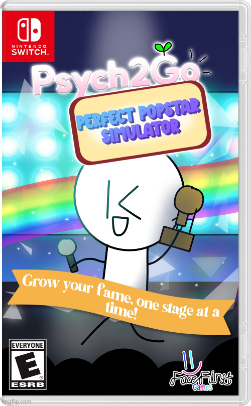 [FAKE GAME] Psych2Go: Perfect Popstar Simulator (2020) | image tagged in psych2go,sproutlings,nintendo switch | made w/ Imgflip meme maker