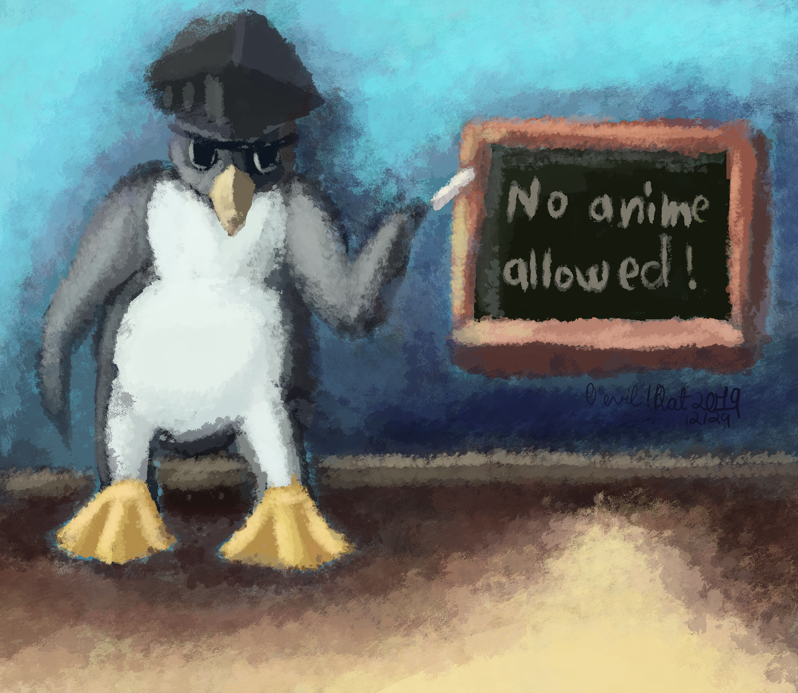 no anime allowed by devilrat Blank Meme Template