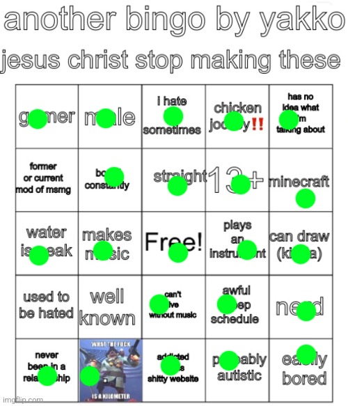 yakko bingo v7 | image tagged in yakko bingo v7 | made w/ Imgflip meme maker
