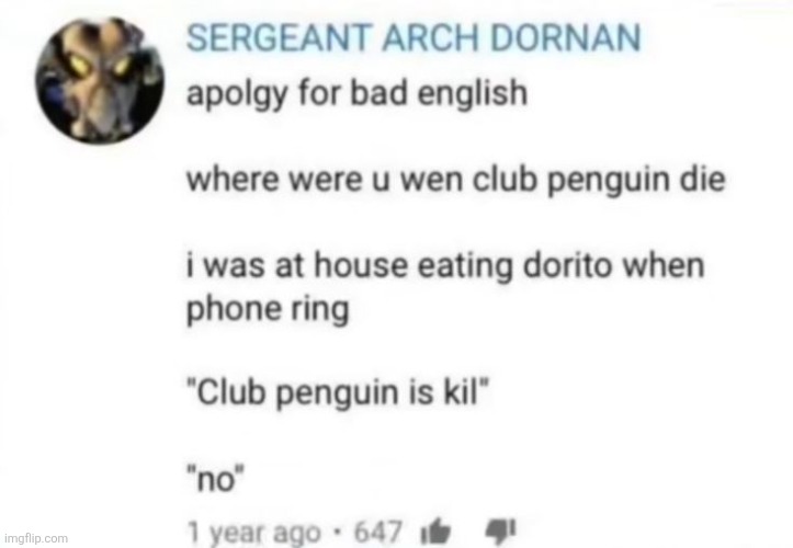 made w/ Imgflip meme maker