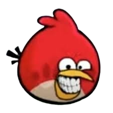 angry birds red but oh lord Meme Template