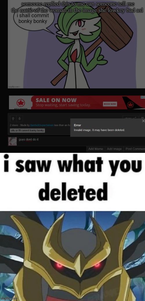 @bardocksupersaiyan | image tagged in i saw what you deleted giratina | made w/ Imgflip meme maker
