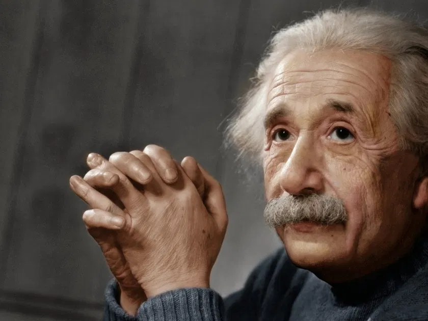Albert Einstein Blank Meme Template