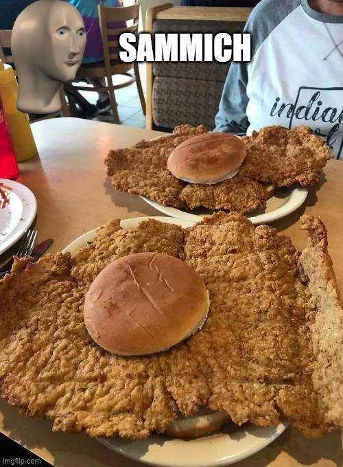 Pork Tenderloin Sandwich | SAMMICH | image tagged in food | made w/ Imgflip meme maker