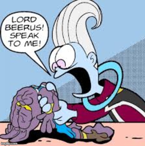 Garfield Beerus | image tagged in garfield beerus | made w/ Imgflip meme maker
