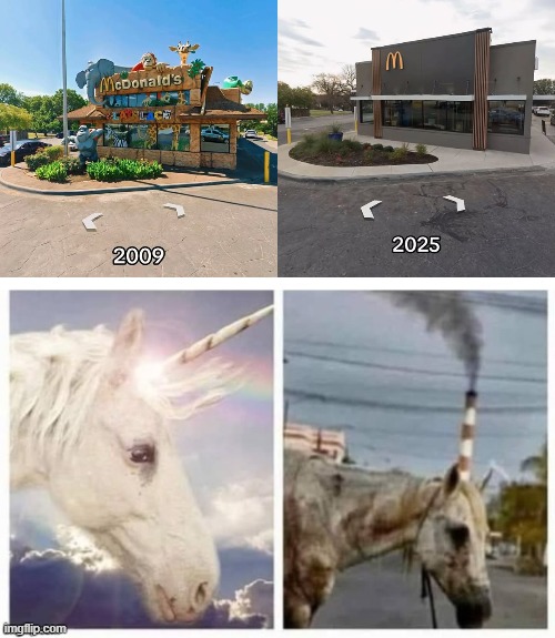 Life used to have colour | image tagged in happy sad horse meme | made w/ Imgflip meme maker