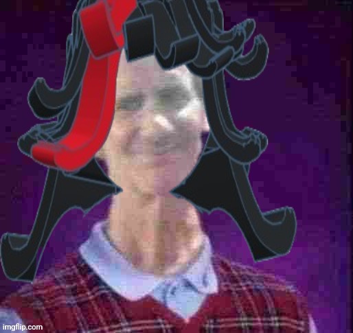 Bad Luck Jeffrey (Credit to AndrewFinlayson) | image tagged in bad luck jeffrey credit to andrewfinlayson | made w/ Imgflip meme maker
